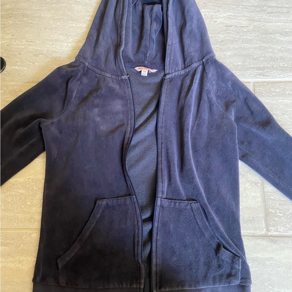 juicy couture navy blue jacket